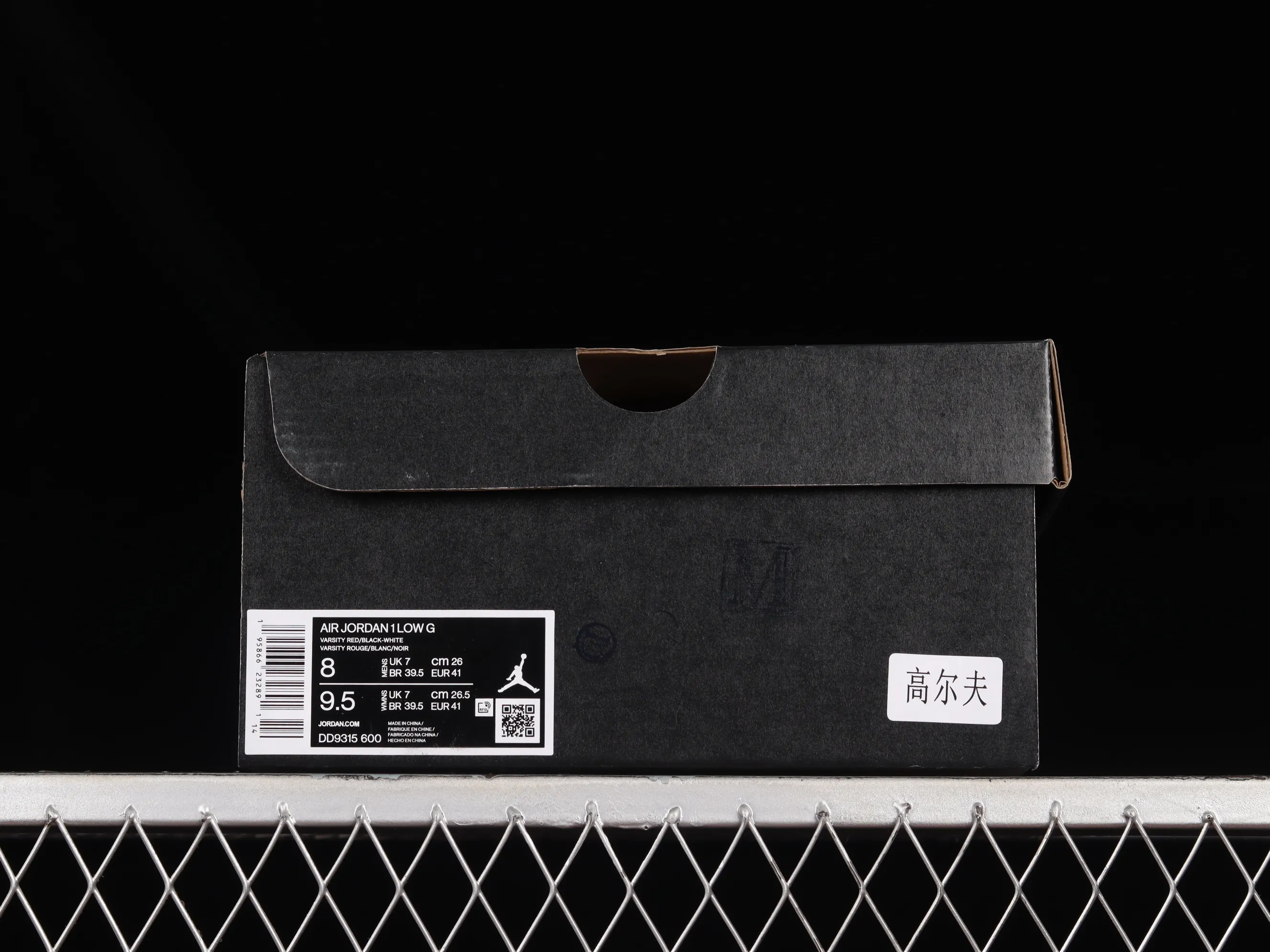 All categories Air Jordan Jordan series basketball shoes Air Jordan 1 Low G version pure original Air Jordan 1 Low Golf "Triple White" AJ1 Joe 1 new golf version Chicago color matching DD9315-600
